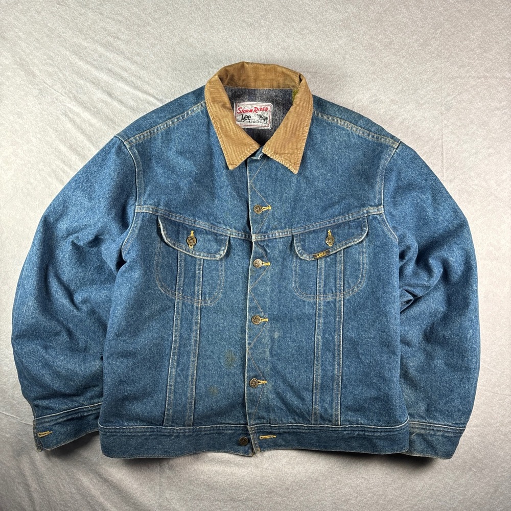 Vintage Lee Storm Rider Denim Trucker Jacket